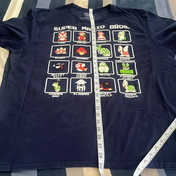 Mad Engine Men’s Super Mario Bros. Graphic Tee - Navy - XL - Picture 6 of 6